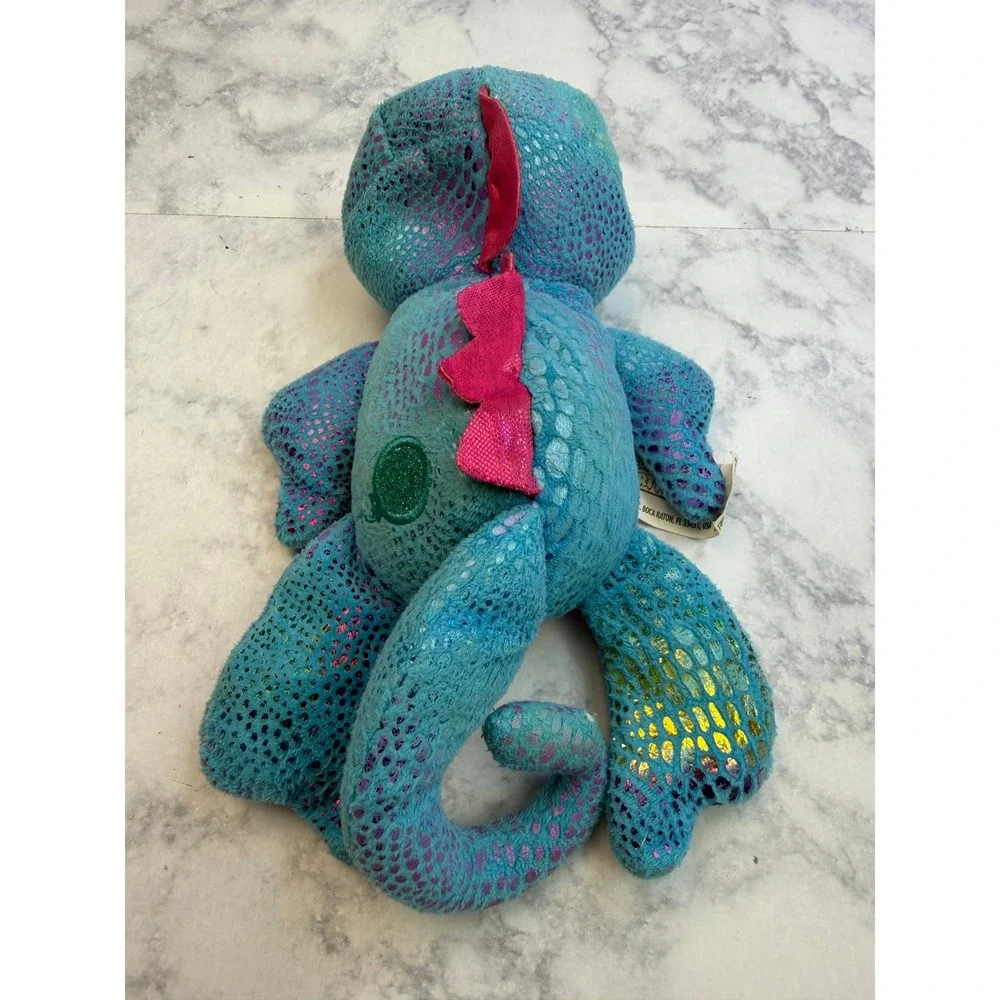 Cutetitos Partyitos Blue Dragon Plush Shimmer Basic Fun 39189 Collectible 7.5